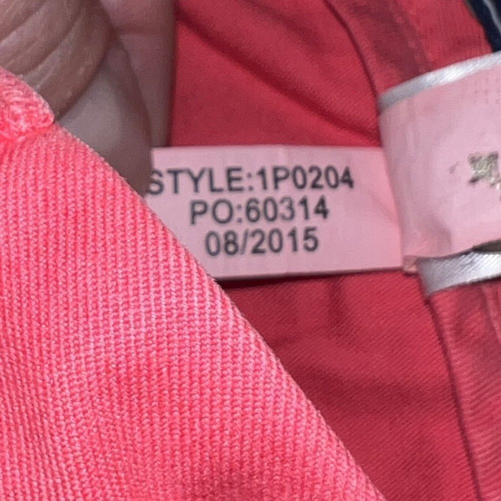 VINEYARD VINES Varsity Red Garment Dyed Slim Fit Breaker Cotton Pants Size 30x32 - Picture 9 of 10